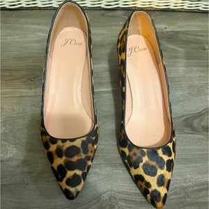 J Crew Animal Print Pumps